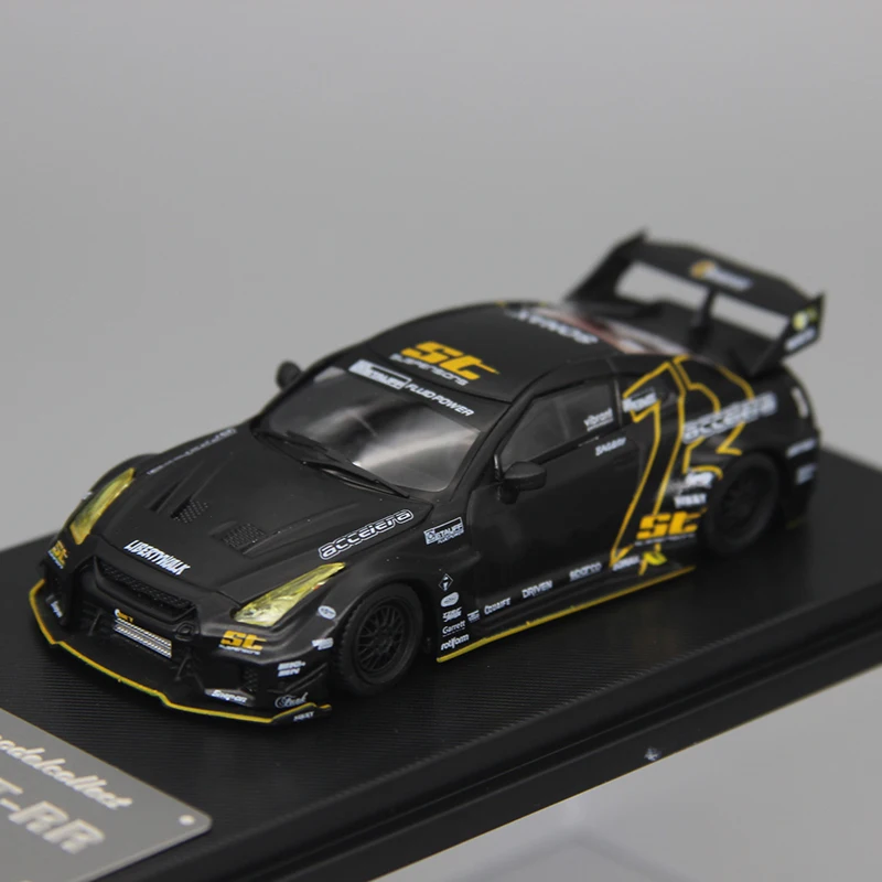 

MC In Stock 1:64 LBWK GTR R35 GoodWood Diecast Car Model Collection Toys
