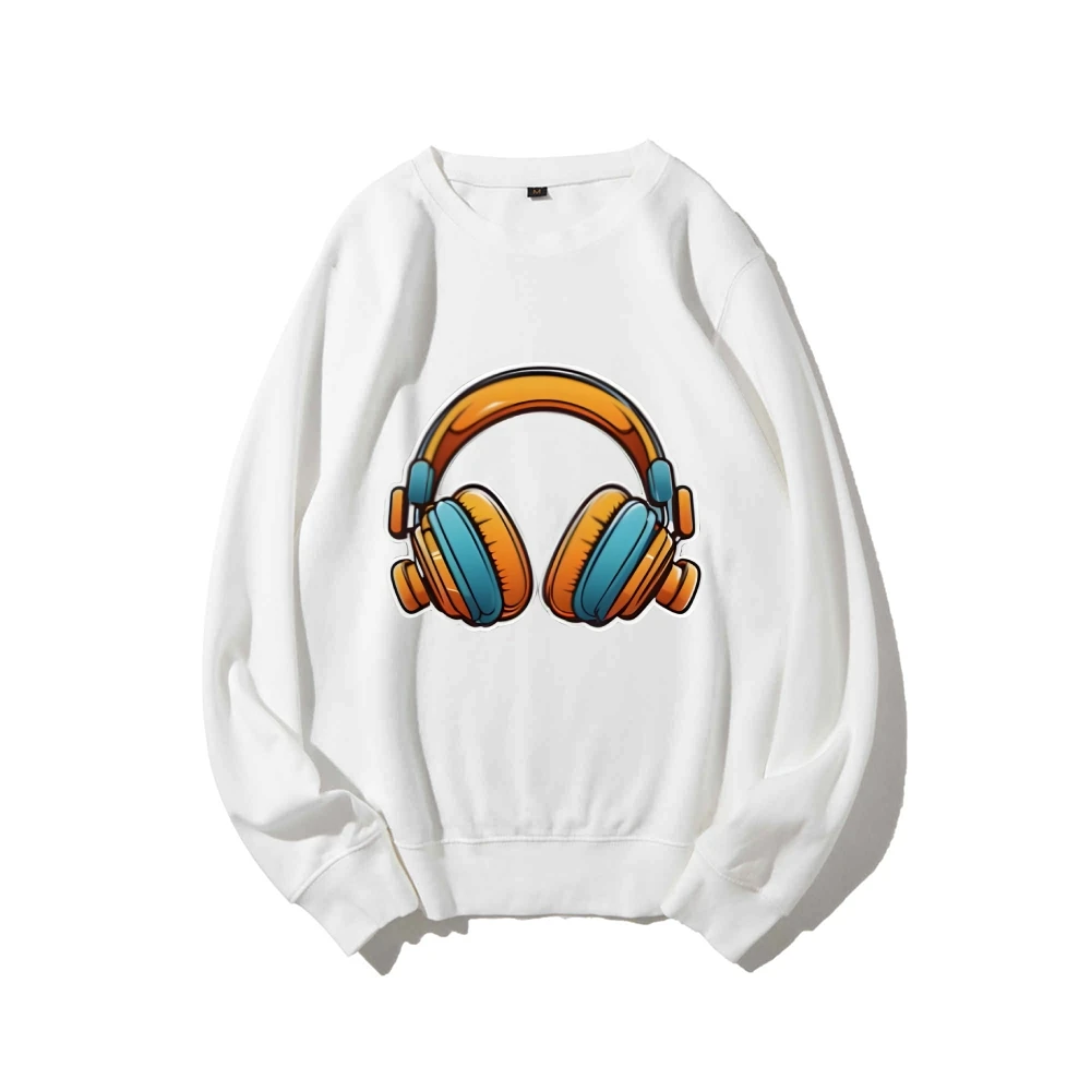 Camiseta gráfica informal con cuello redondo para mujer, sudadera de tela ultrasuave, ajustada, elástica, tonos Pastel, gran capa Y2K, cómoda para todo el día