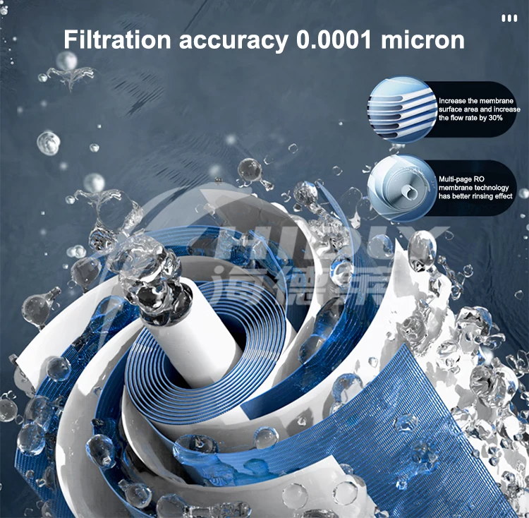 Shenzhen Hydrogen Water Domestic Desktop Drinking Hot Cold 200Gpd Uvc Water Filter Purifier Machine for Small Business for Water