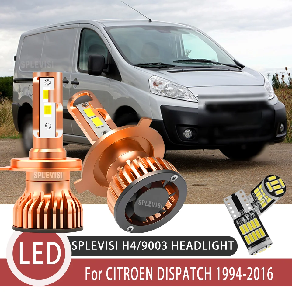 

Wide Beam Angle Waterproof Design warranty H4 LED HEADLIGHT For CITROEN DISPATCH 1994 1995 1996 1997 1998 1999 2000 2001-2016