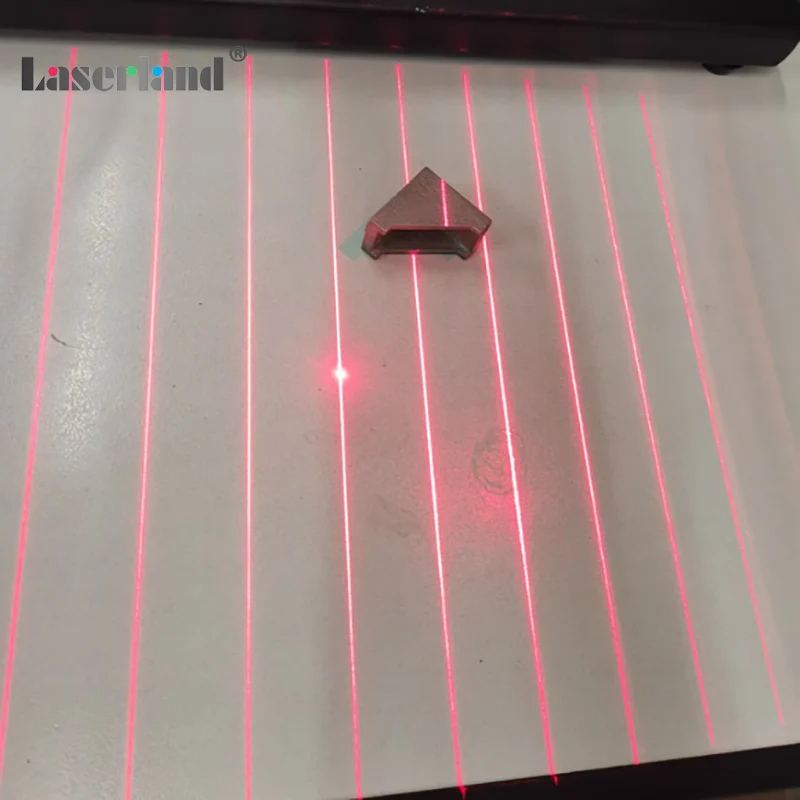 650nm الأحمر 11 خطوط صريف 3D مصدر الضوء الهيكلي DOE وحدة الليزر الحيود