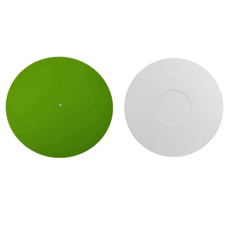 

300Mmx3mm Record Pad For Phonograph Turntable Vinyl Anti-Static LP Mat, For Disc Player, Easy To Use Durable Green