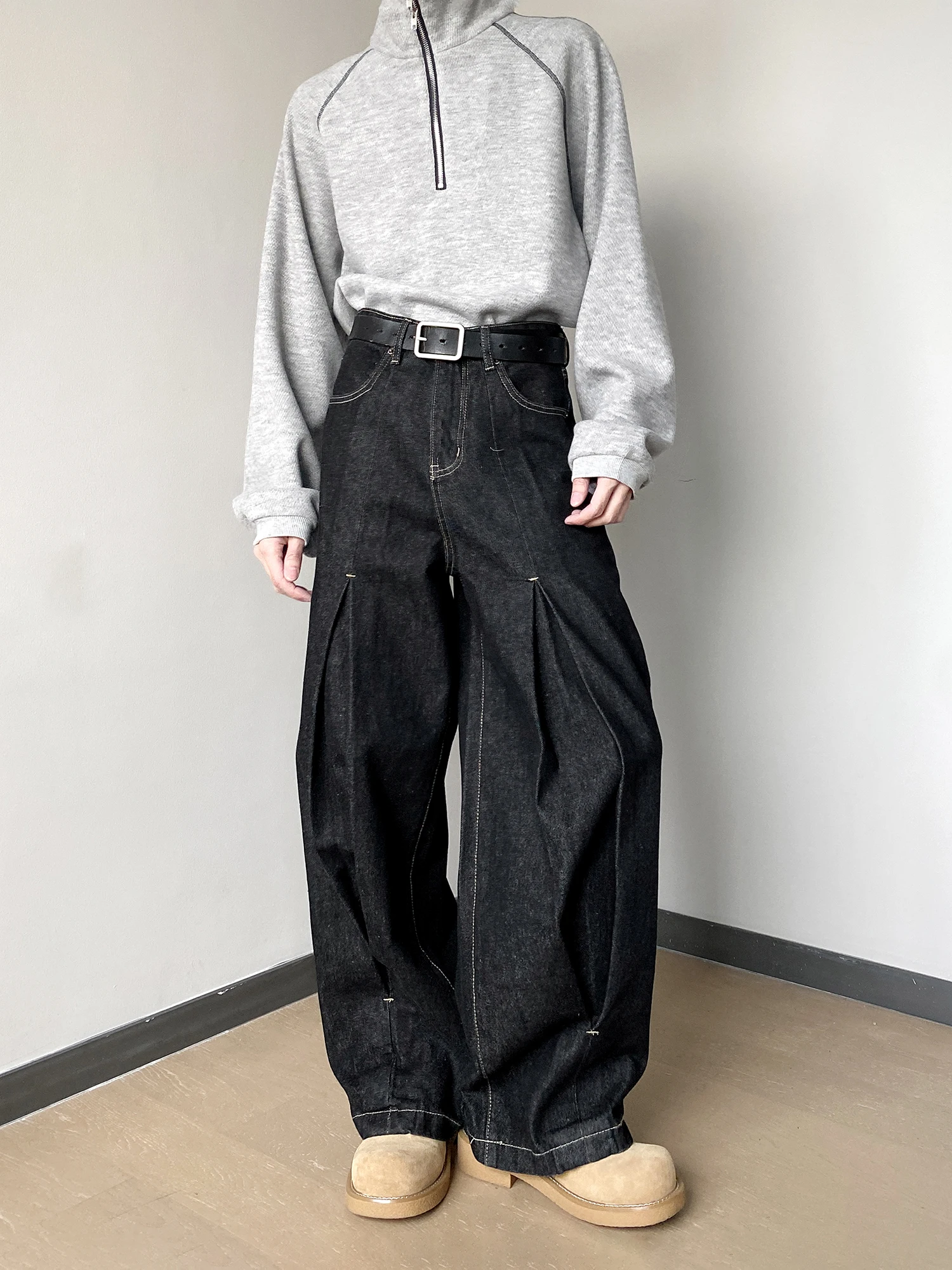 

Women Black Gothic Y2k Baggy Jeans Harajuku Aesthetic Japanese 2000s Style Emo Denim Trousers Vintage Jean Pants Trashy Clothes