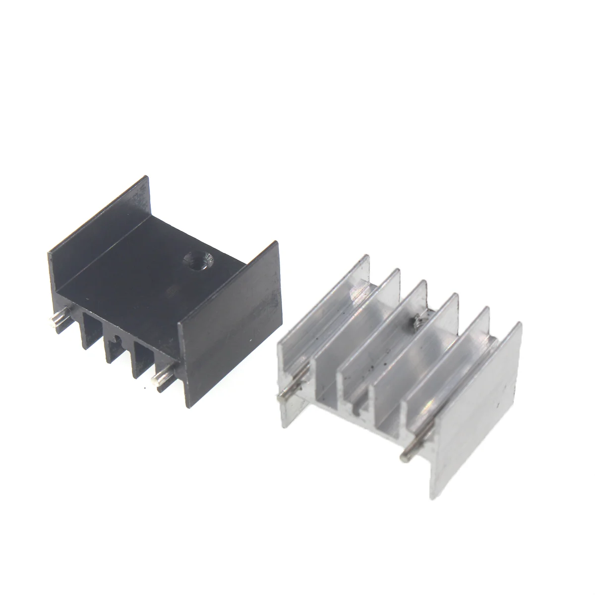 10pcs Heatsink 23.5x15.5x20 double 2pin 2 needle mm Heat Sink Radiator Cooling Fin Cooler Radiator Aluminum 23.5x15.5x40mm