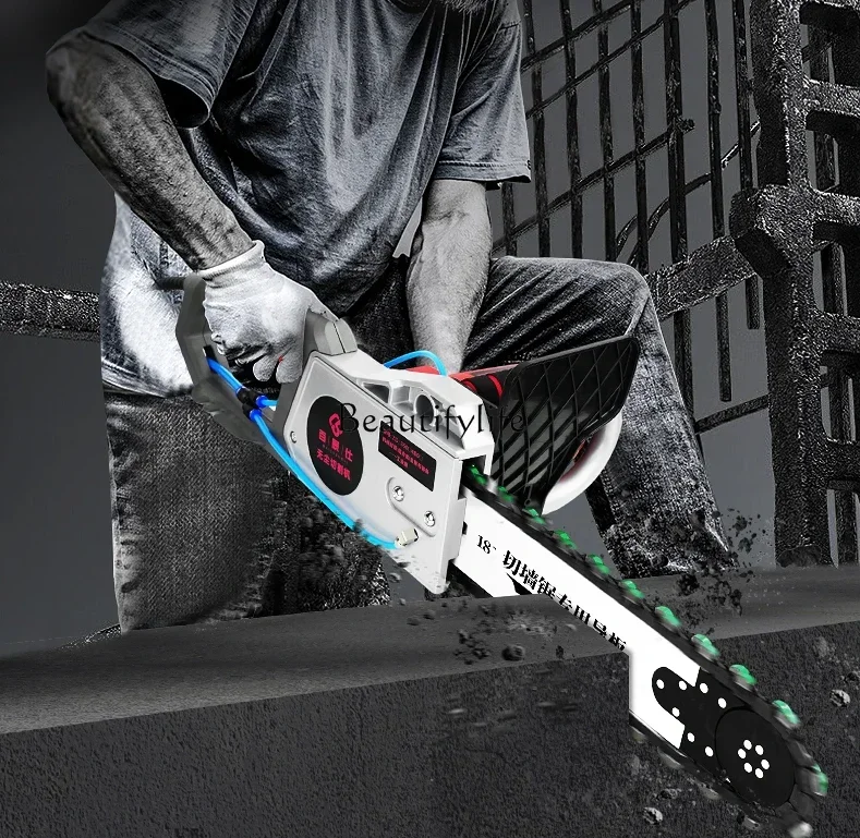 66.*Professional door cutting machine hand-held chain reinforced concrete brick wall sawing wall hole artifact