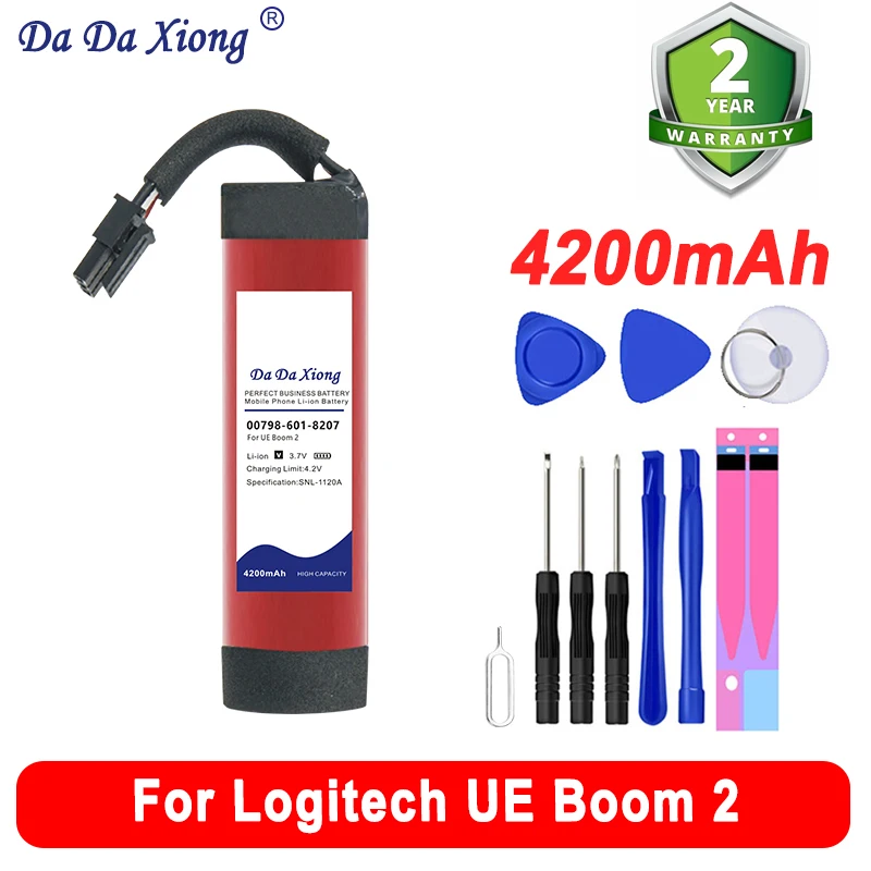 

DaDaXiong 4200mAh High Quality 00798-601-8207 Battery For Logitech UE Boom 2 + Free Tool