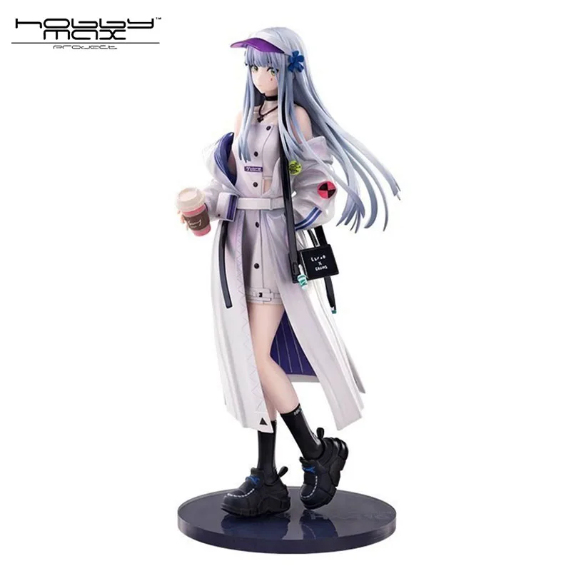 Original Genuine HobbyMax Girls Frontline HK416 White Negroni Anime Figure Collectible Boxed Statuette Model Doll Toys For Gifts