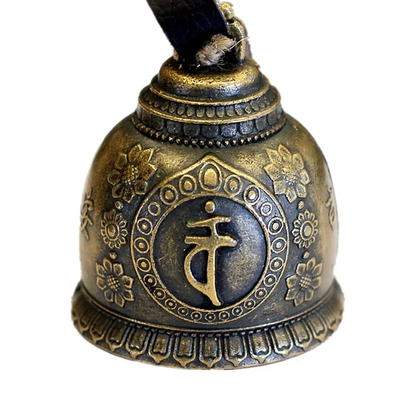 Chinese handicrafts Copper Bells with Buddha statue Mater Bell Home Decoration Bells New Year Gifts Room Decoration Crafts