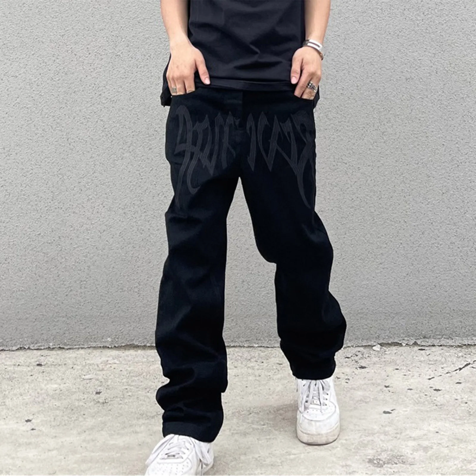 

Jeans Mens Trousers Daily Fashion Hip Hop Male Skateboard Spring Streetwear Teenager Winter Autumn Boys Comfort