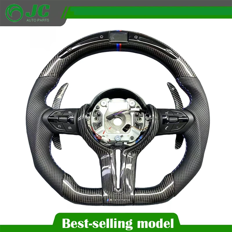 

For BMW F Series F10 F20 M3 M5 F25 F30 F32 F33 F34 F35 F36 F80 X1 X3 X4 X5 LED Steering Wheel (Customizable)