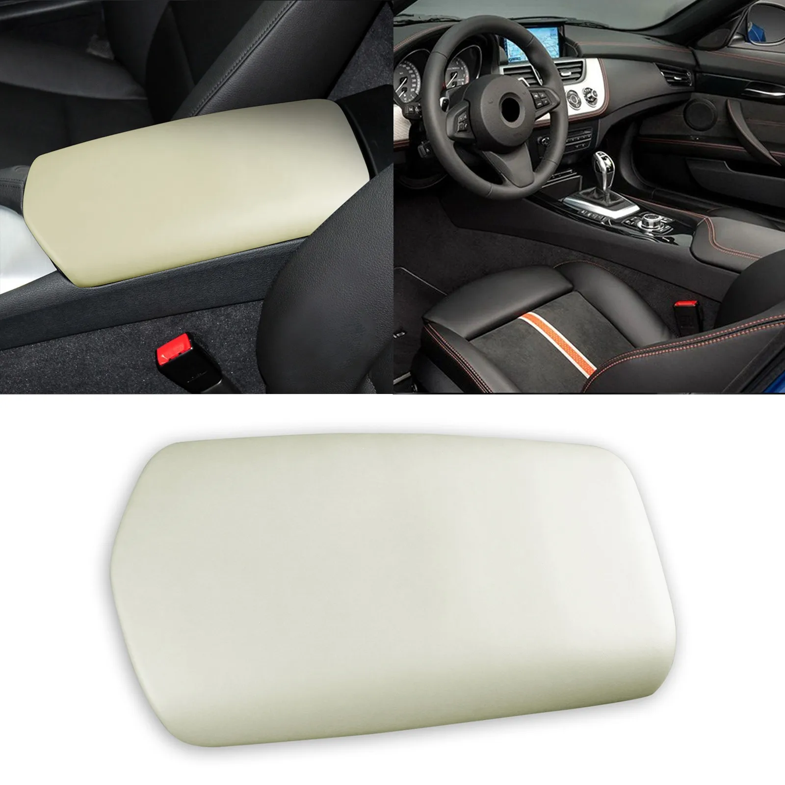 Car Armrest Box Cover Auto Arm Rest Center Console Leather Interior Replacement Kit For BMW Z4 2009-2015 Roadster Styling Parts