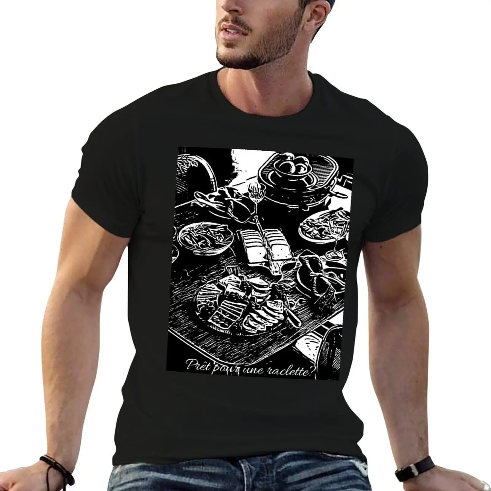 

Raclette T-Shirt printed t shirts for man t shirt men 100% cotton luxury brand T-Shirt