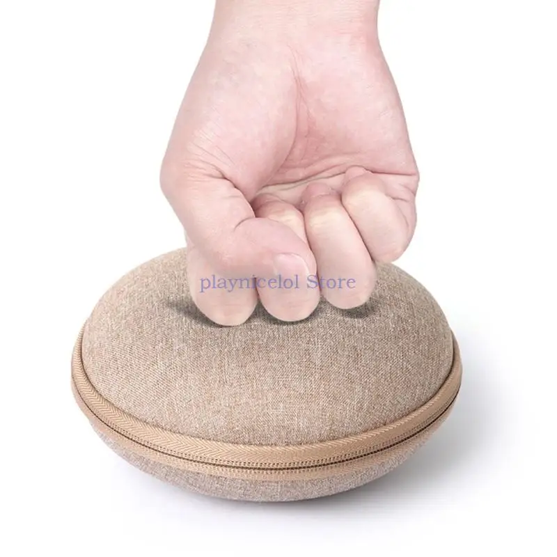 Estuche viaje impermeable carcasa dura para auriculares plegables 770NC/QC20i con protecciones EVA y bolsas con forro E8BA