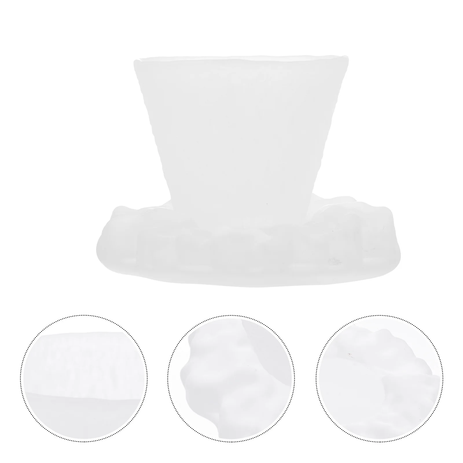 

1Set Glass Tea Cup Matte Coaster Set Simple Smooth Silky Texture Household Teaware Drinking Cup Afternoon Tea Gift