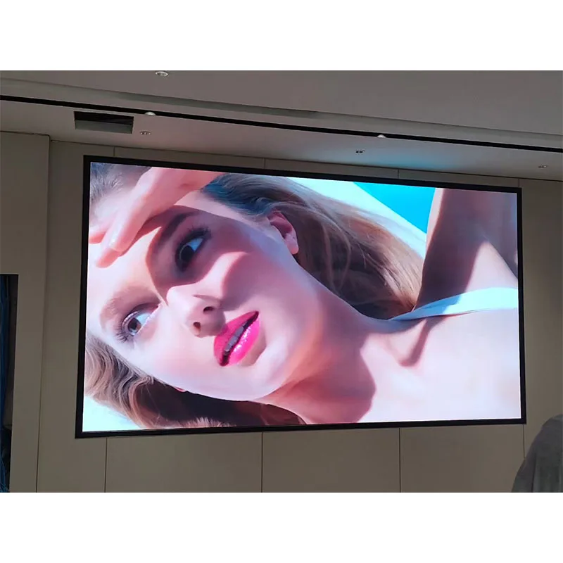 P1.86 Full Color Indoor LED Video Wall Screen for Meeting Rooms & Movie Theaters High Brightness 800-1200 CE ROHS FCC Certified