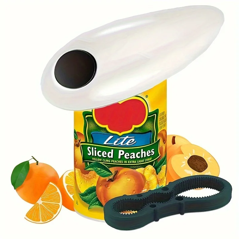 One-Touch  Can Opener - Safe, Smooth, And Effortless - Perfect For All Sizes Of Cans - Best Kitchen Gadget For Easy Cooking