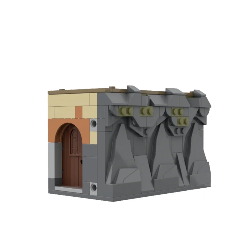 206 قطعة من مكعبات البناء المعيارية القابلة للتخصيص على شكل منزل المفاتيح السحرية من فيلم مشهور، نموذج تعليمي للأطفال، لعبة تجميع إبداعية يمكنك صنعها بنفسك، هدية