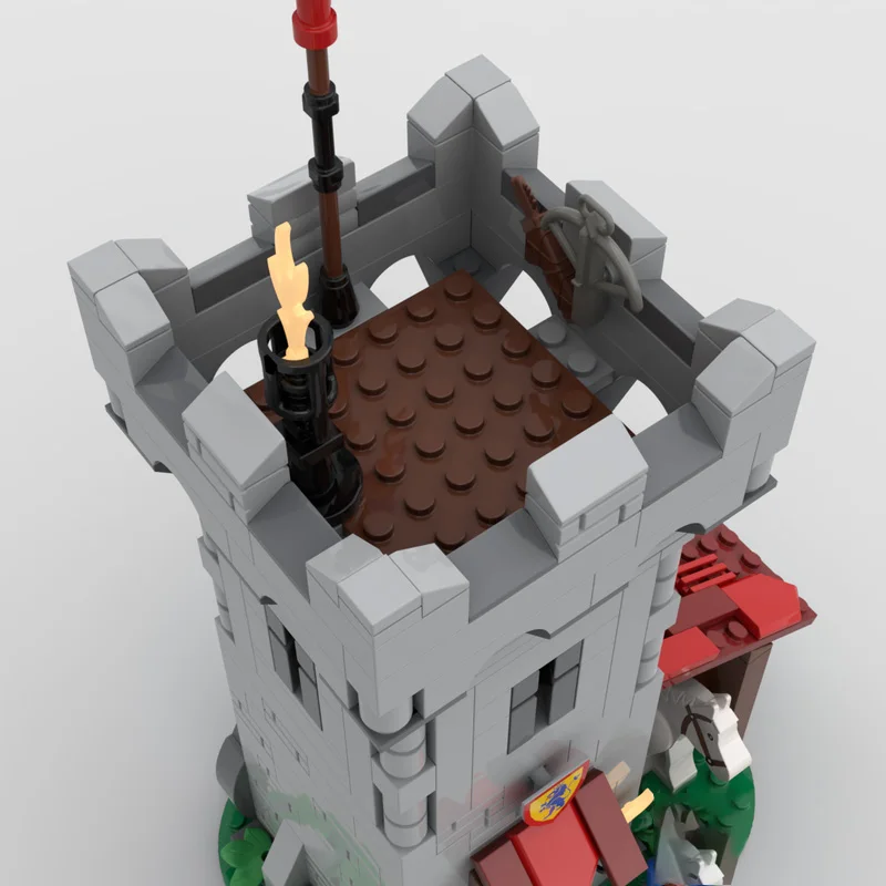 MOC Building blocks Toy Medieval Watchtower Model 369pcs Creative assembly set a holiday gift for everyone