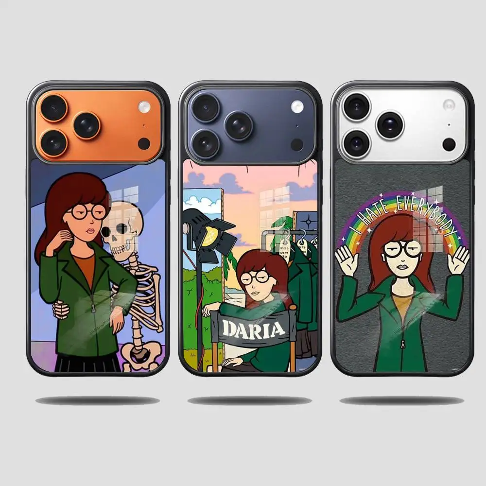 Чехлы для телефонов D-Daria M-Morgendorffer для iPhone 17, 16, 15, 14, 13, 12, 11 Pro Max: ультратонкий магнитный чехол с теплоотводом