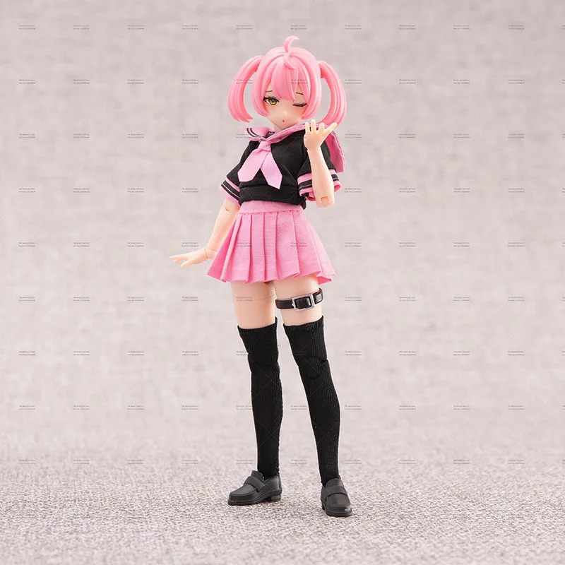 99S-Gel05 1/12 귀여운 달콤한 선원 유니폼 시리즈 탑 플리츠 스커트 의류 세트 6in Azone Azone 모바일 슈트 소녀 액션 피규어
