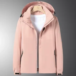 Women Men Spring Lightweight Waterproof Hiking Jacket Sports Camping Travel Hooded Coat Jacket Windbreaker Oversized windbreak