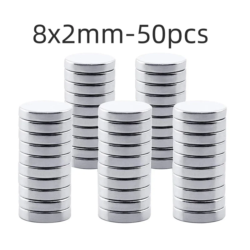 Starke runde Magnete für Kühlschrank, Heimwerken, Projekte, Wissenschaft, Büro 3x1 3x2 5x1 5x2 8x1 8x2