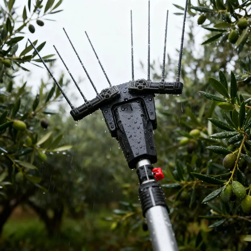 Strong Power Garden Tool Electric Olive Harvest Machine Brush- Iron-Less Disc Motor Mini Nut Harvester