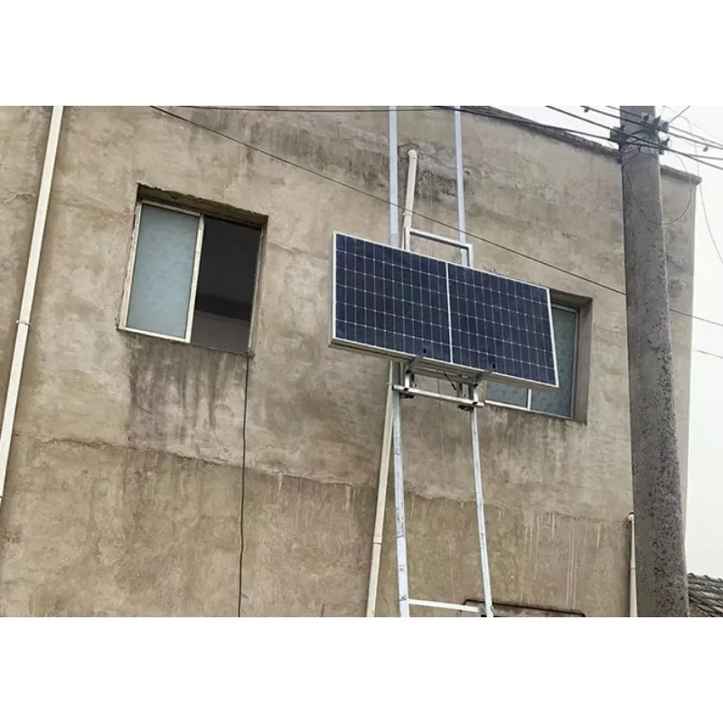 تركيب معدات الرفع الذاتي تثبيت مصعد الرفع لتسقيف لوحة الضوئية الجديدة مصعد زجاجي كهربائي سريع