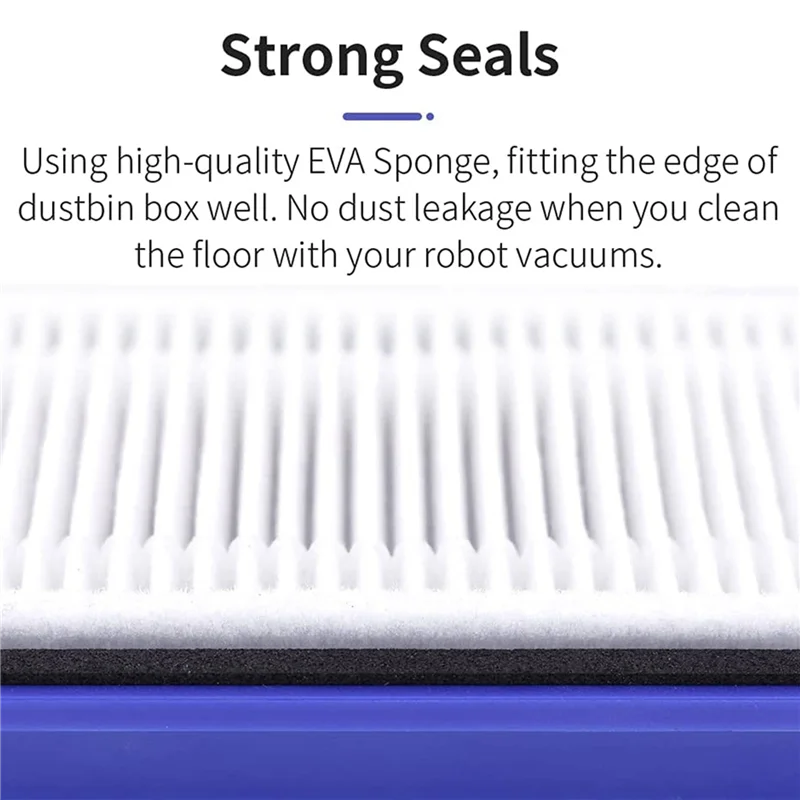 KEOL-Hepa フィルター交換用 Eufy Robovac L70 ハイブリッドロボット掃除機部品アクセサリー、8 個パック