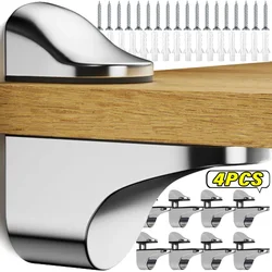 Adjustable Glass Shelf Holder Clamps Bathroom Support Bracket Shelves Holders Wood Shelves Support Shelf Brackets Home Hardware