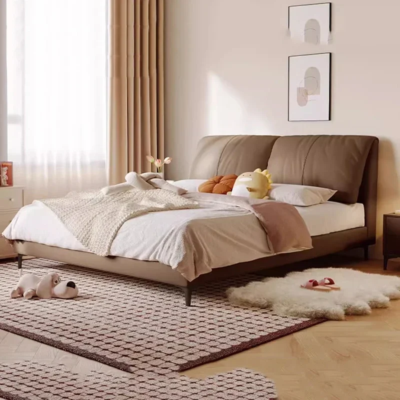 

Princess Platform Bed European Organizer Beauty Sun Nordic Design Bed Castle Luxury Double Frame Wooden Cama Trendy Furniture