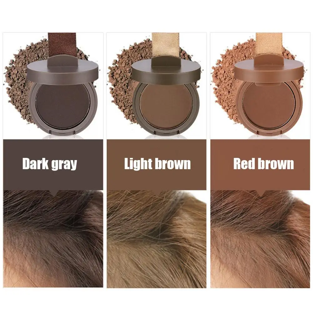 3colors Hair Fluffy Powder Hairline Modified Repair Hair Loss Shadow Trimming Powder Makeup Hair Concealer Natural Cover Beauty