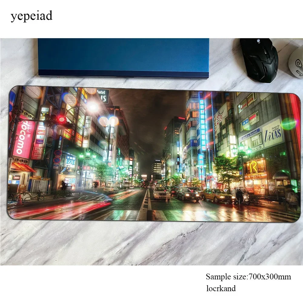 

Коврик для мыши Tokyo, коврики для мыши с героями мультфильмов, 900x400x3 мм, игровой коврик для мыши, геймер, Инди-поп, персонализированные коврики для мыши, коврик для клавиатуры, ПК
