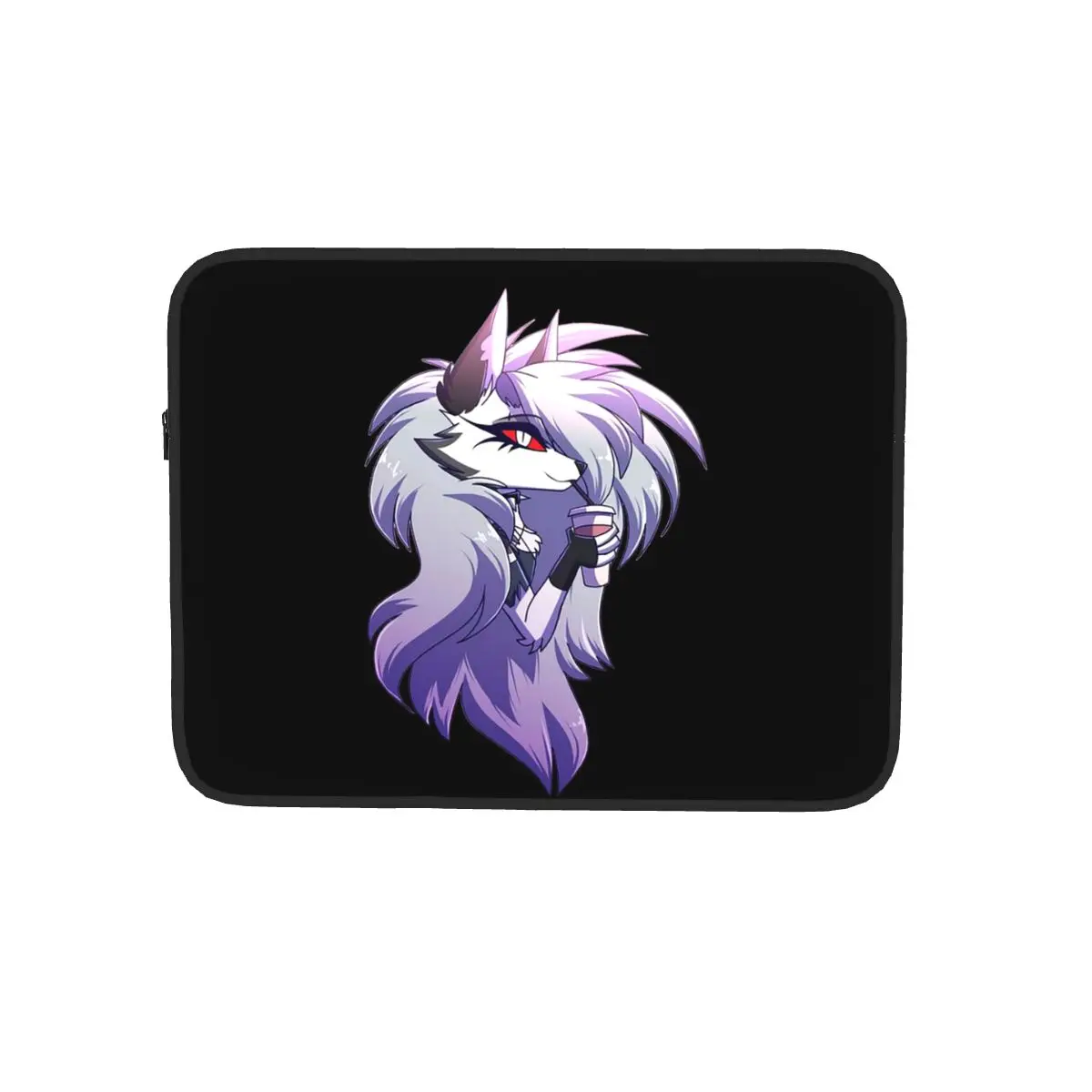 حقيبة كمبيوتر محمول للكمبيوتر المحمول من Helluva Boss Loona لحقيبة Macbook Air Pro اللوحية المقاومة للصدمات #4