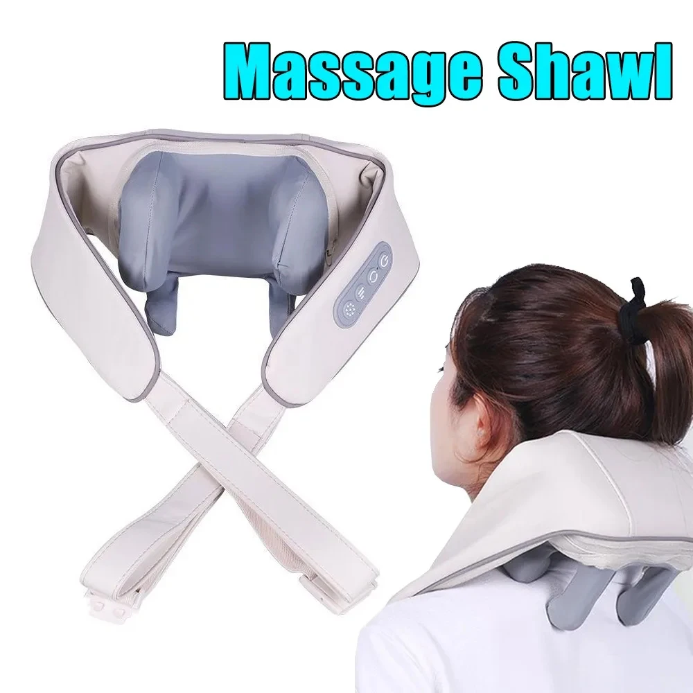 

Deep Massage Home Muscle Relaxation Gifts heated Hand-Free deep shiatsu Massager Electric Smart Shoulder And Neck Massager
