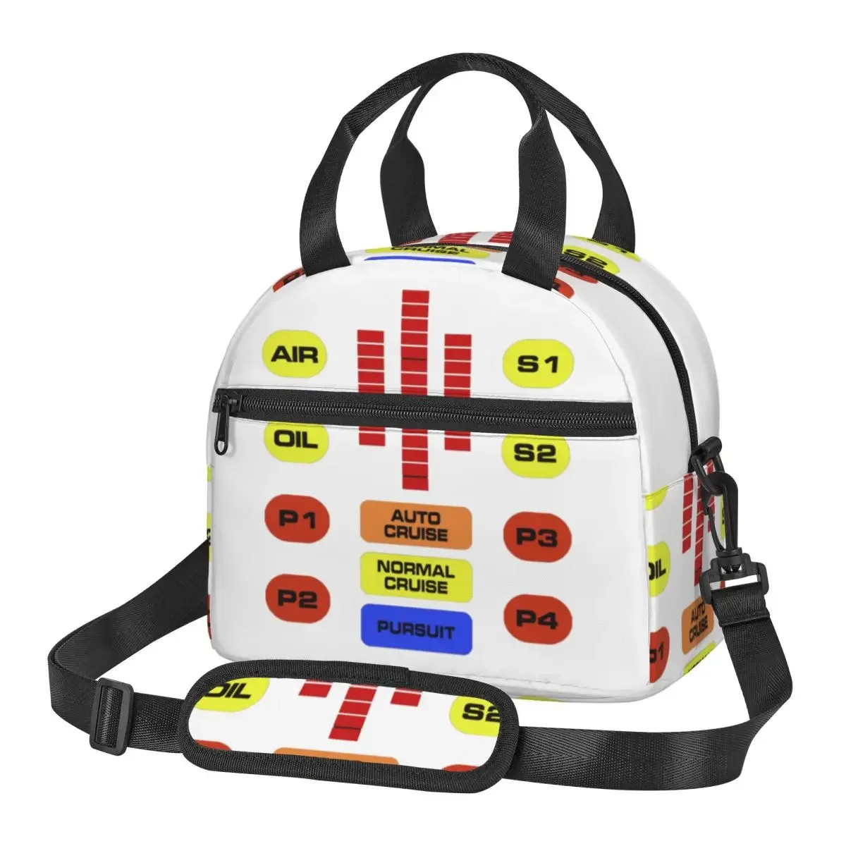 Kitt Voice Box Knight Rider Insulated Lunch Bag for Women Kids Portable Food Boxes Thermal Lunch Box Tote