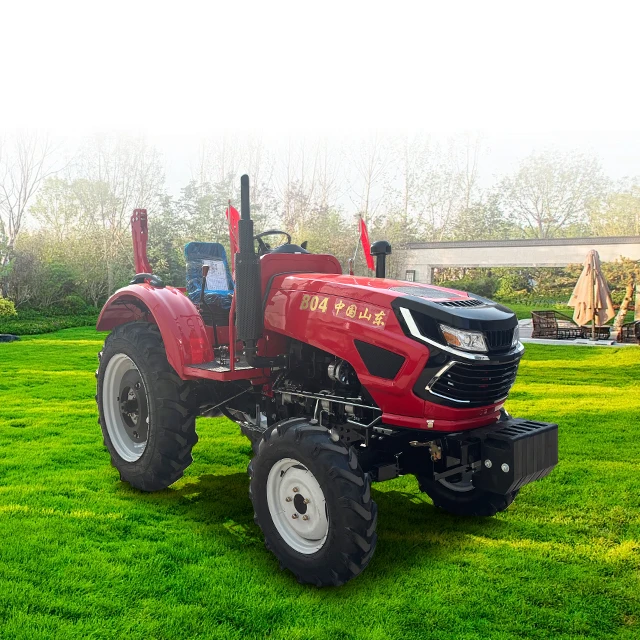 Hot Mini 4x4 Agricultural Wheel Tractor 70HP/80HP with Automatic Features and Core 4WD Engine Cheap Price From China