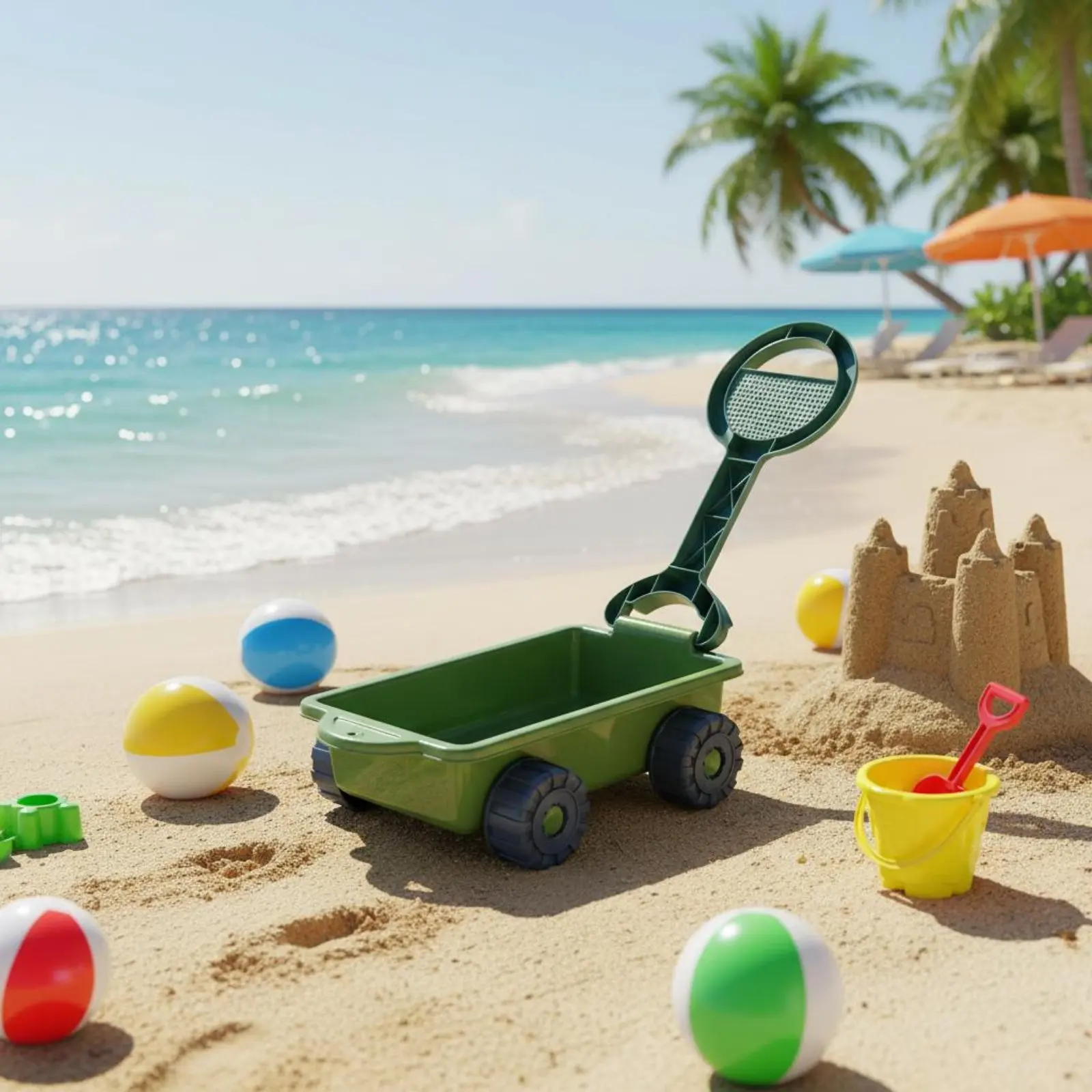 Dinosaur Sand Cart Toys Safety Certified Dinosaur Sand Toy Kit Large Size Child-Safe Even Edges for Backyard