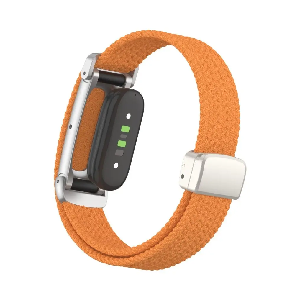Woven Nylon Sport Band Magnetic Elastic Fitness Tracker Strap Breathable Adjustable Replacement Wristband for Google Fitbit Air