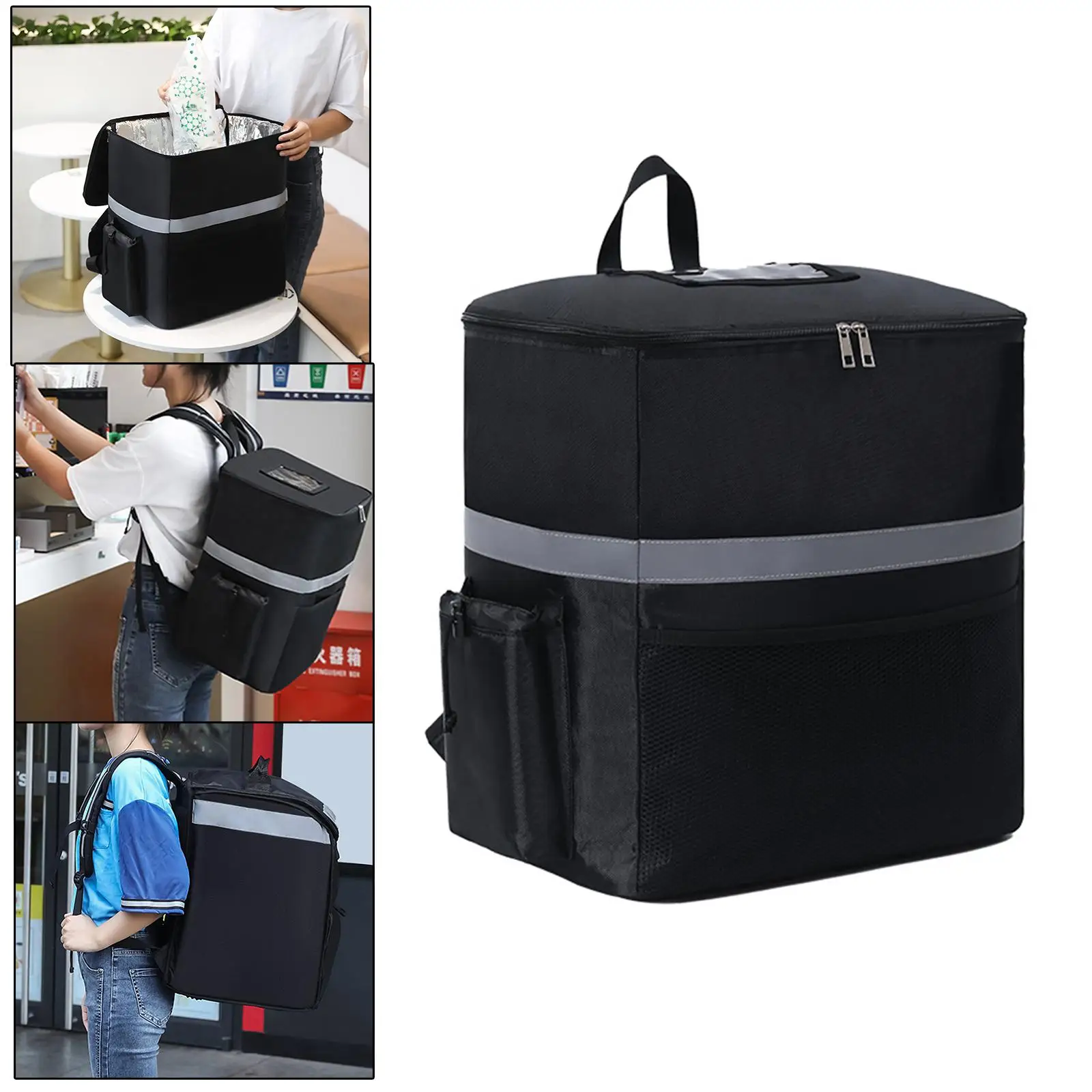 Large Food Delivery Backpack  Bag Refrigerator Box for Home Outdoor,Heat Insulated Backpack Leakproof Waterproof