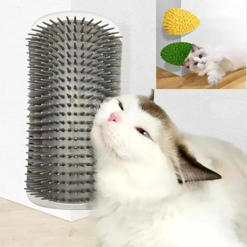 Masajeador y rascador para gatos, cepillo para mascotas, peine para quitar el pelo, mesa de aseo, cuidado de perros y gatitos, accesorios Royal Canin.