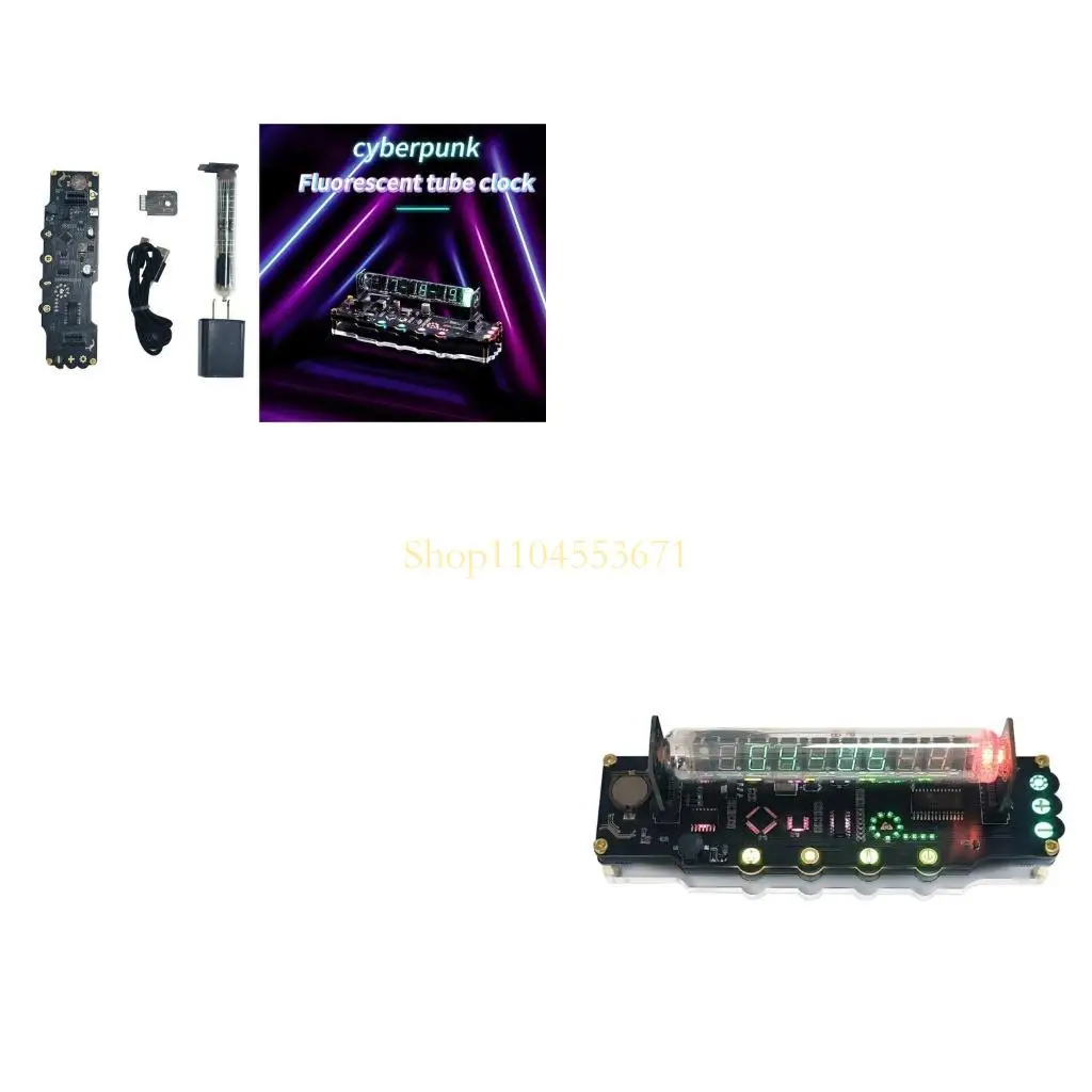 

Бестселлер, часы с люминесцентной лампой, цифровые часы RGB, современные настольные часы, сборка не требуется, украшения для со