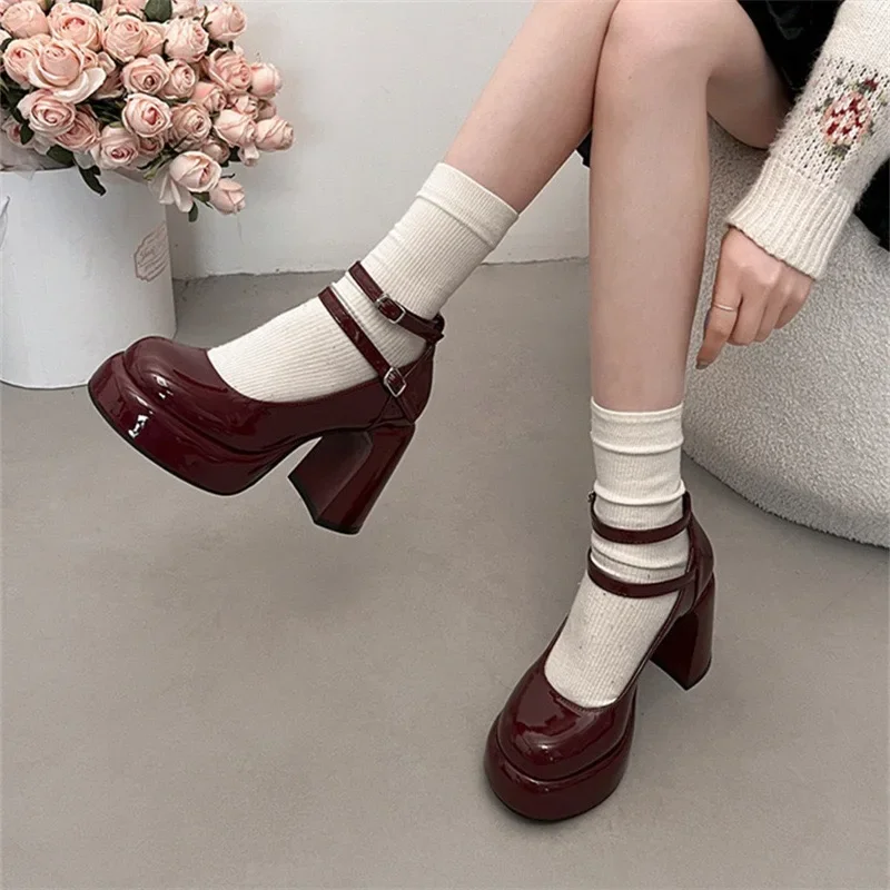 Women's High Heels Designer Platform Heels Luxury Wedding Shoes for Women Party Pumps Fashion Mary Jane Shoes Zapatos De Mujer