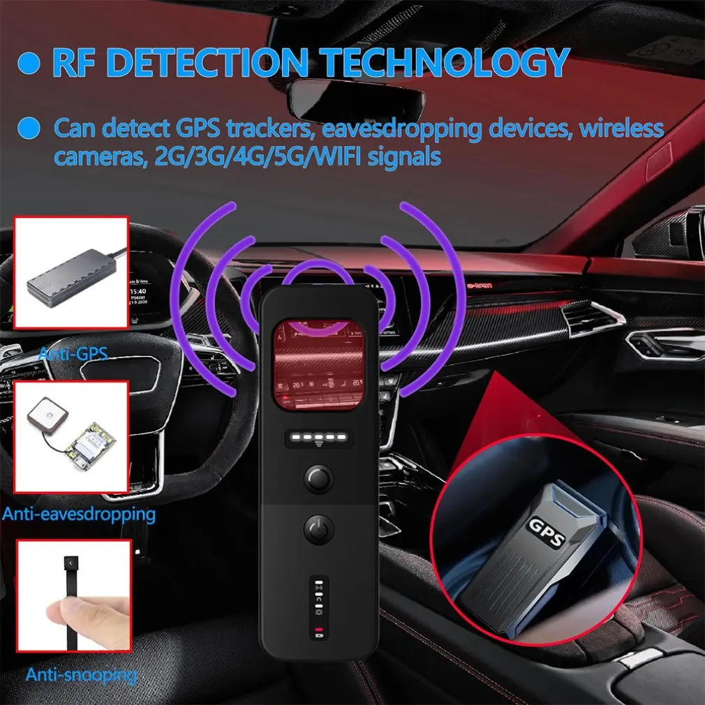 Multifunctionele Anti Detector Camera Gsm Audio Bug Finder Gps Signaal Lens Rf Tracker Detecteren Draadloze Producten