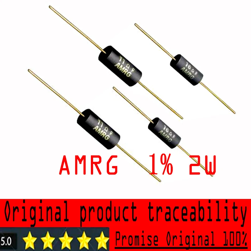 

2 pieces/batch Japanese original AMRG 2W series 10R~1M national treasure level carbon film gold foot HIFI fever audio resistor