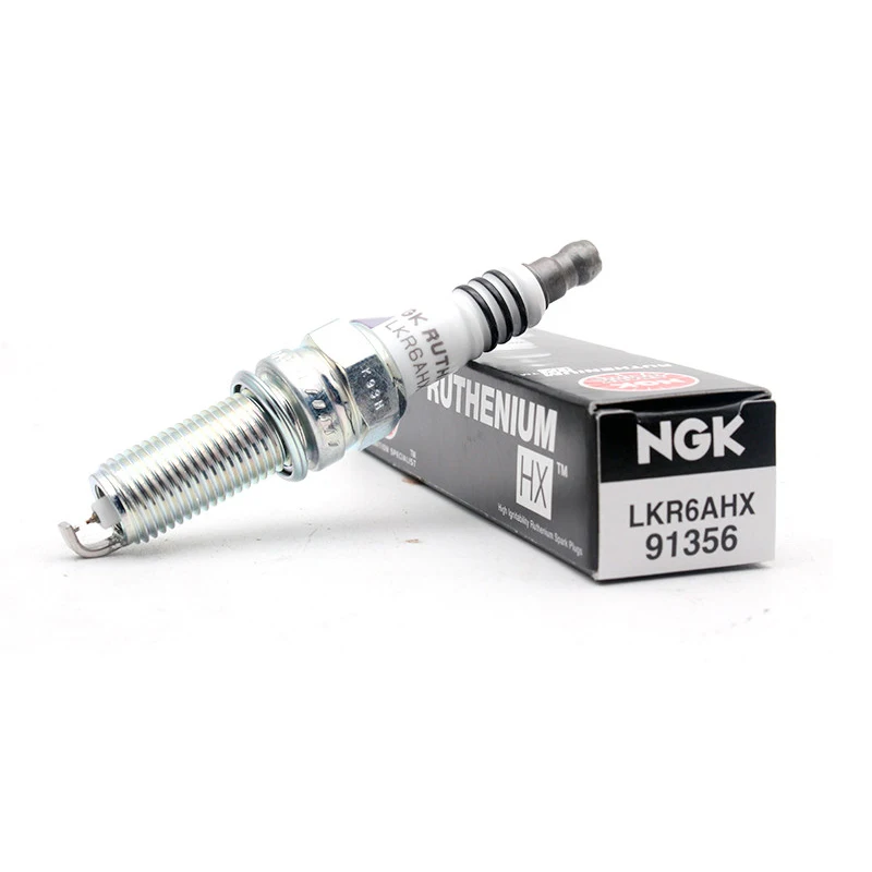 NGK Ruthenium HX High Ignitability Spark Plug LKR6AHX 91356 For Hyundai Elantra Genesis Kia Borrego Mitsubishi Outlander