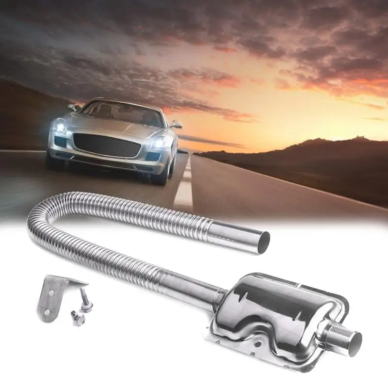 Heater Exhaust Pipe Stainless Generator Exhaust Muffler Automotive Accessories Suitable For Parking Air Heater Vent Hose