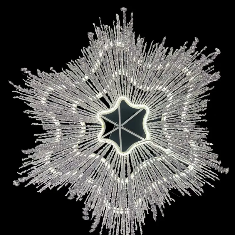 Source factory direct sales, wedding decoration, acrylic wiring bead petal-shaped three-layer pendant decoration