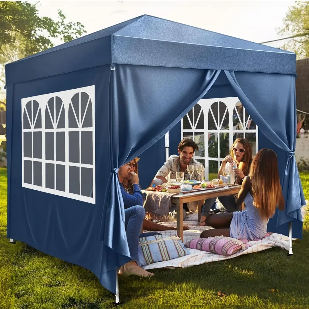 

10x10 Pop Up Canopy Tent with Sidewalls – Outdoor Gazebo for Patio Events & Commercial Use