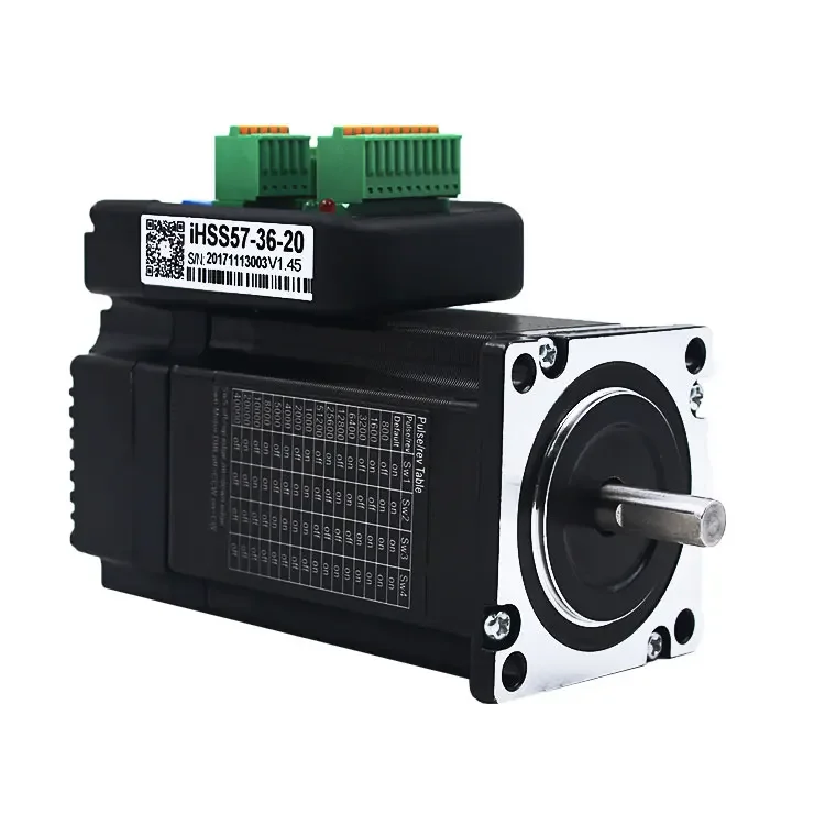 IHSS57-36-20 Nema23 36V 2N.m integrated Step Motor Integrated Close-loop Motor with 1000 lines incremental encoder